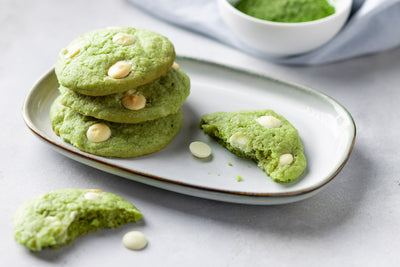 Matcha green tea cookies